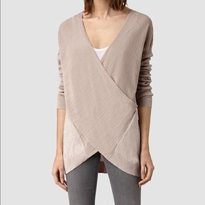 All Saints Twist Sweater - Sandstone Pink